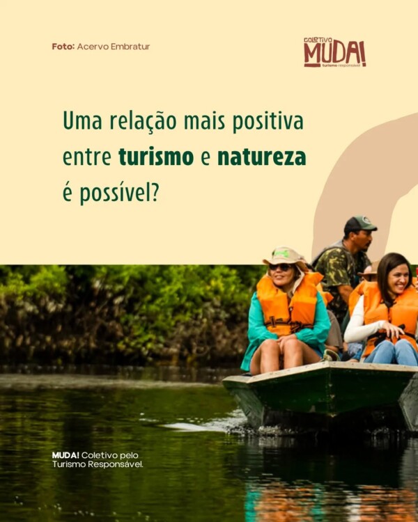 💡Neste Dia Mundial do Meio Ambiente, que possamos assumir papel ativo na preservação!O turismo, como força global em expansão, precisa ser reconhecido também como um agente de transformação ambiental.

Com o crescimento de 47,8% no número de turistas estrangeiros no Brasil e o retorno aos níveis de circulação global pré-pandemia, é urgente deixarmos para trás a lógica de exploração de paisagens e assumirmos uma postura de cuidado e corresponsabilidade com os territórios.

O setor ainda carrega uma pegada material pesada: entre 5% e 8% da extração global de recursos e 5,8% do uso mundial de água doce vêm da atividade turística, segundo dados da Nature Positive da Travel &Tourism Action de 2024. 

💪🏽A boa notícia? O turismo pode ser parte da solução, desde que se comprometa com práticas que preservem a natureza em vez 
de aumentar sua exploração.

✅️Como tornar isso possível?

Com escolhas intencionais, fundamentadas em responsabilidade ambiental e justiça territorial.
 
▶️ Se você é empresa ou operadora:
✔️ Avalie e reduza seus impactos sobre a biodiversidade;
✔️ Deixe de promover experiências que exploram animais ou ecossistemas frágeis;
✔️ Apoie iniciativas comunitárias que protegem os territórios.
 
E você? O que tem feito para tornar sua atuação no turismo mais positiva para o meio ambiente? Conta pra gente nos comentários!
.
.
diamundialdomeioambiente turismoresponsavel turismosusntetavel coletivomudatur